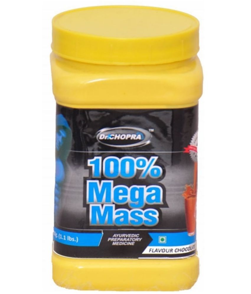     			Dr. Chopra 100% Mega Mass Whey Protein Powder ( 500 gm , Chocolate - Flavour )