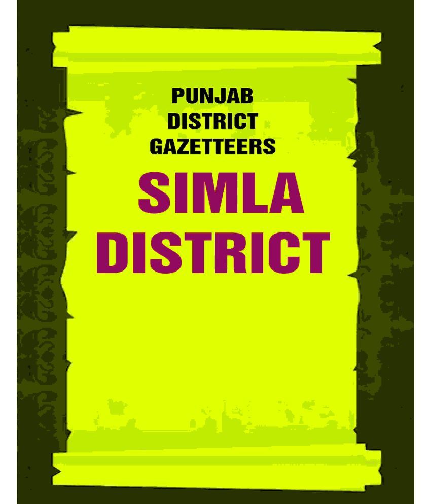     			Punjab District Gazetteers: Simla District 29th