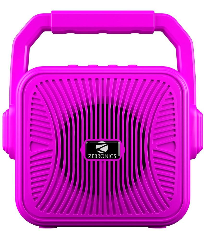     			Zebronics County 2 3 W Bluetooth Speaker Bluetooth v5.0 with Call function Playback Time 10 hrs Purple