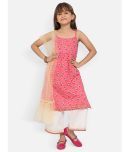 Nauti Nati Girls Cotton Kurta and Trousers Set ( Pack of 1 , Pink )