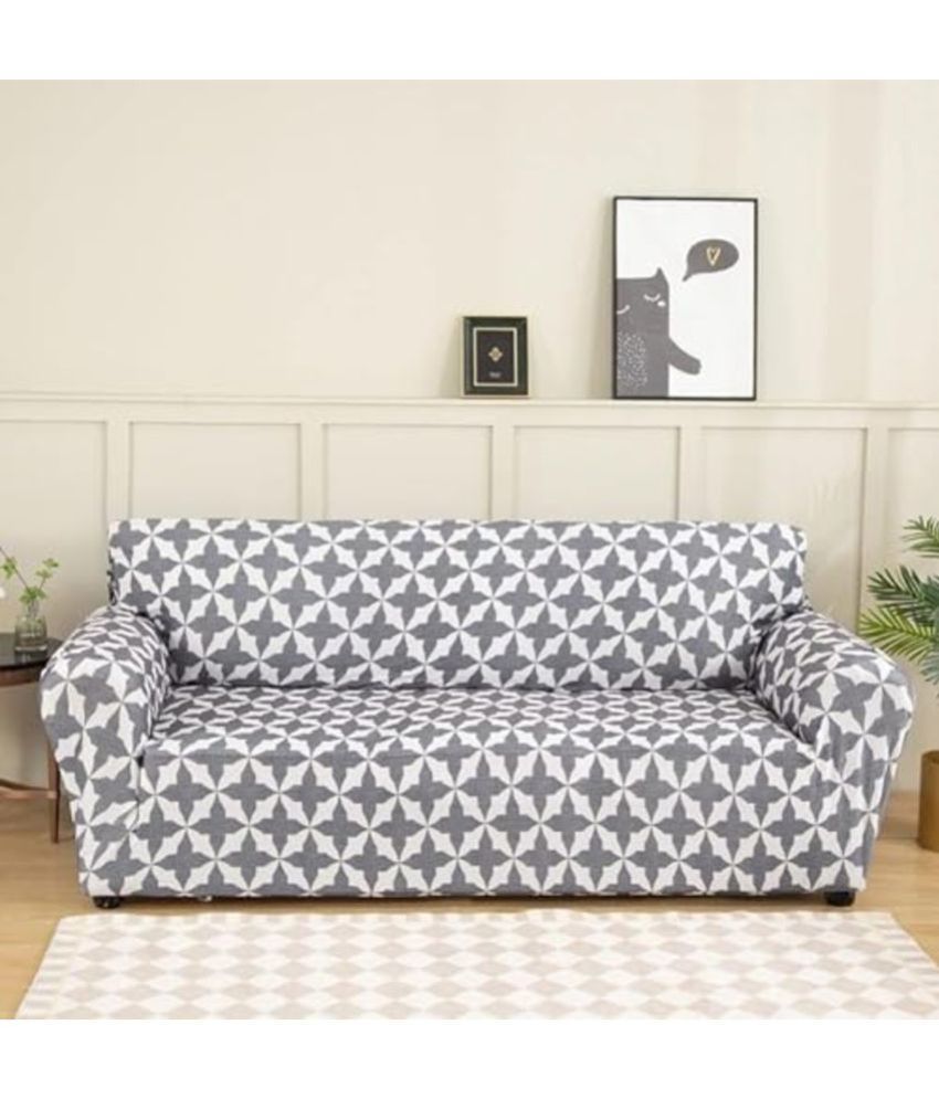     			House Of Quirk 1 Seater Polyester Sofa Cover ( Pack of 1 )