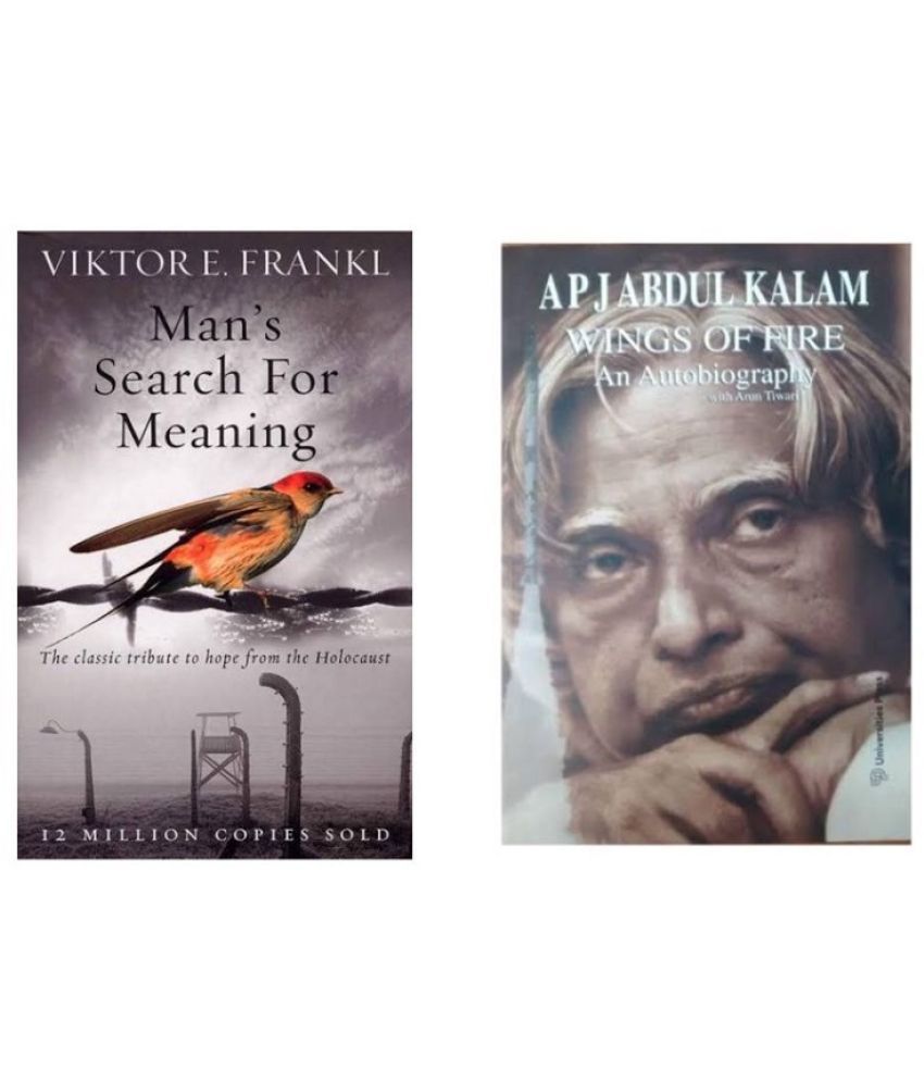     			( Unico books 2 ) Man's Search For Meaning & Wings Of Fire An Autobiography Paperback