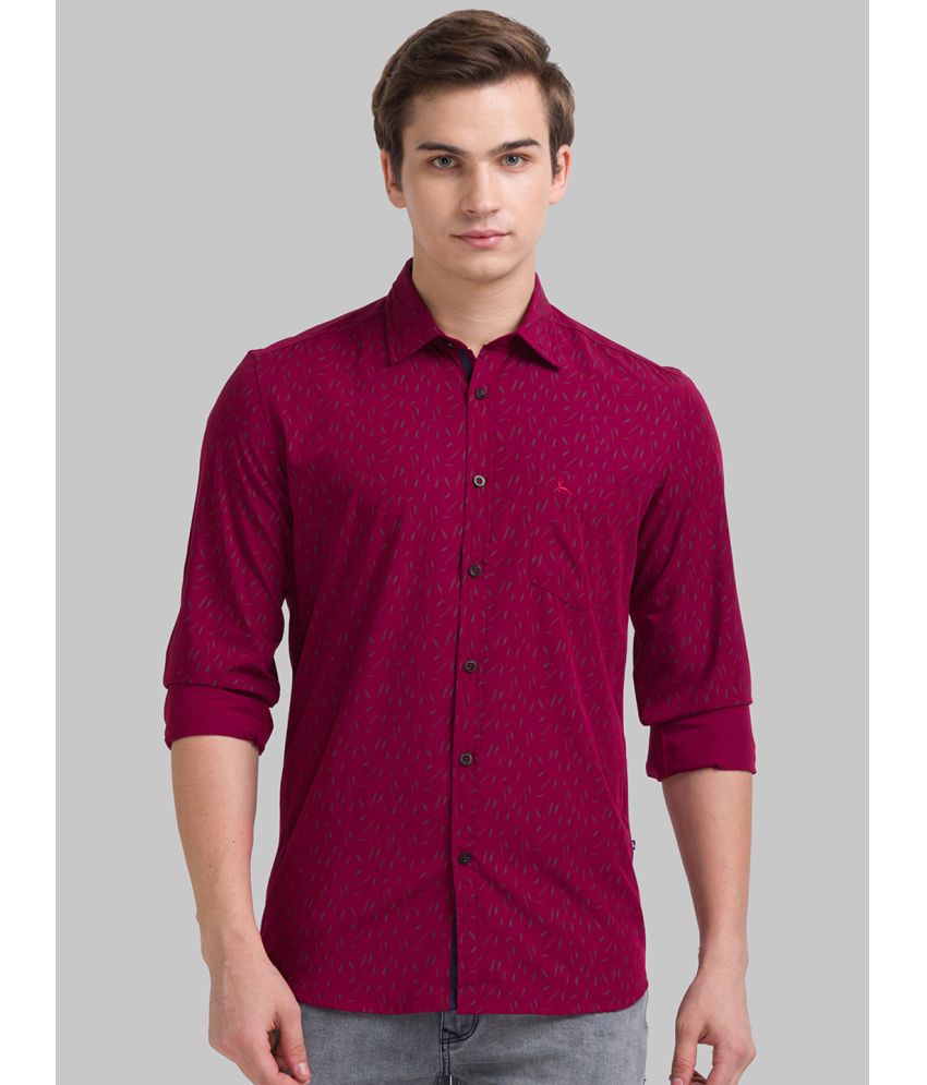     			Parx Viscose Slim Fit Full Sleeves Men's Casual Shirt - Red ( Pack of 1 )