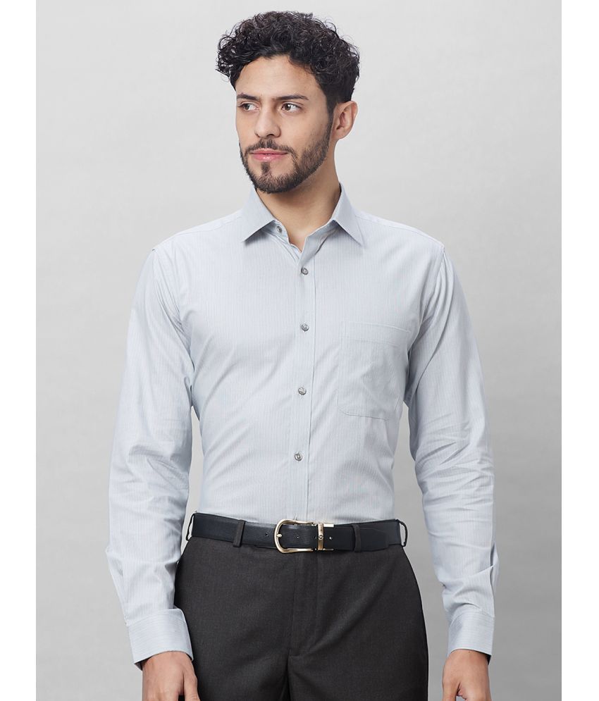     			Raymond Cotton Slim Fit Full Sleeves Men's Formal Shirt - Grey ( Pack of 1 )