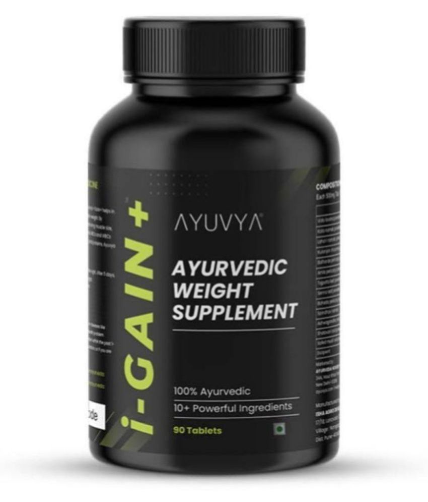     			Ayuvya i-Gain+ | Ayurvedic Weight Gain Tablets | Increase Muscle Mass & Strength | 90 Tablets