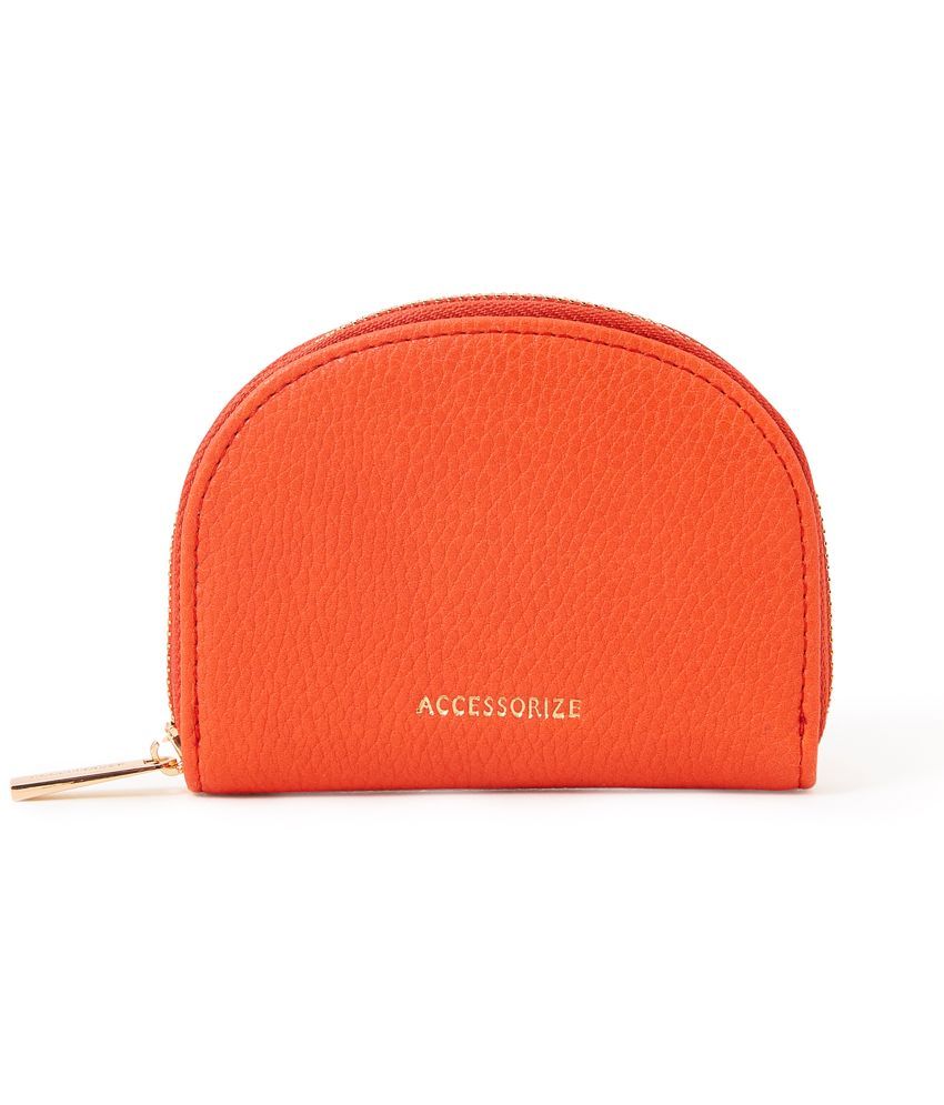     			Accessorize London PU Orange Women's Regular Wallet ( Pack of 1 )