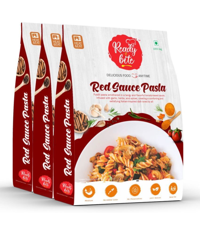     			Ready 2 Bite Pasta Red Sauce 750 gm Pack of 3
