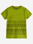 Before The Rain Pack of 1 Boys Cotton T-Shirt ( Green )