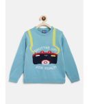 Nauti Nati Pack of 1 Boys Acrylic Pullover Sweater ( Sky Blue )