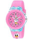 Renaissance Traders Pink Dial Analog Girls Watch ( Pack of 1 )