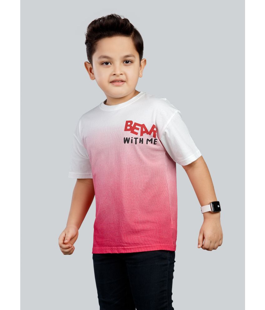     			3PIN Red Cotton Boy's T-Shirt ( Pack of 1 )