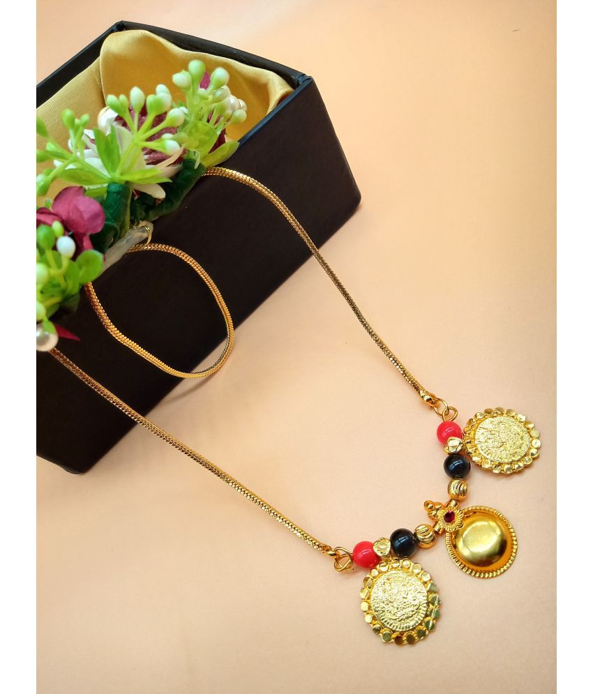     			JIPPA Golden Mangalsutra ( Pack of 1 )