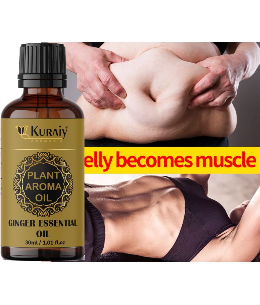     			KURAIY Tummy Ginger Oil, For Belly Drainage Ginger Oil For Belly Fat Reduction For Weight