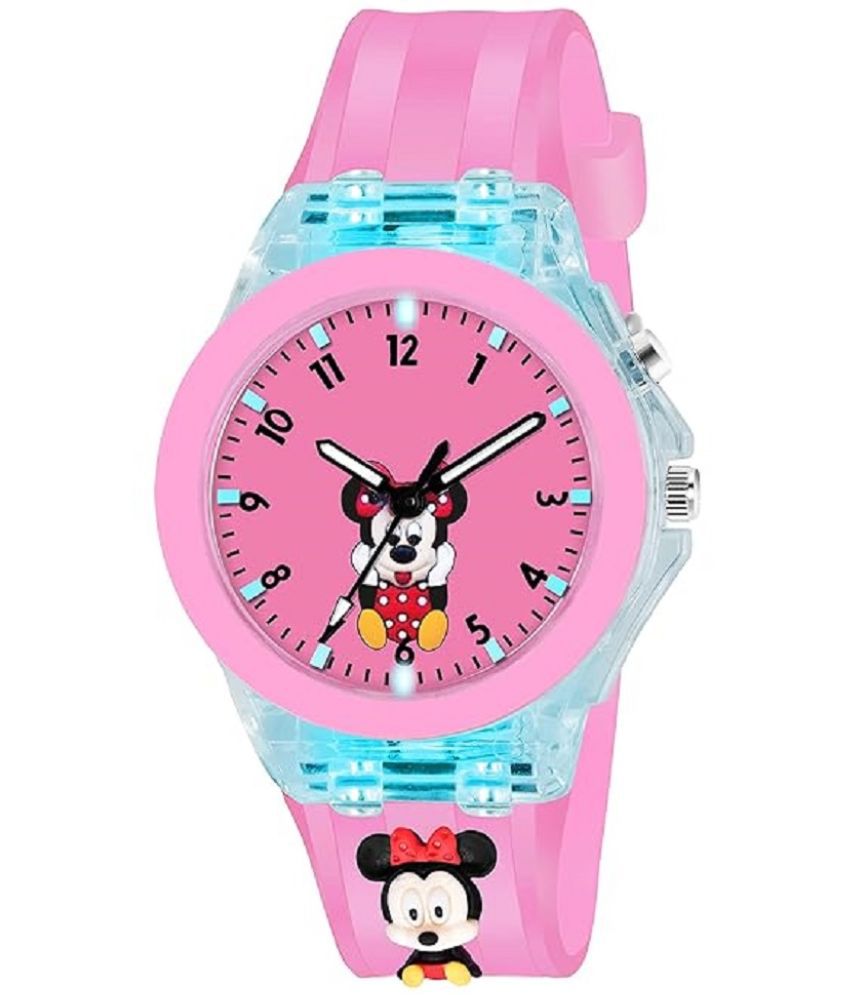     			Renaissance Traders Pink Dial Analog Girls Watch ( Pack of 1 )