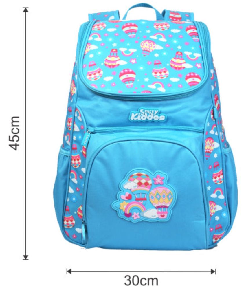     			Smily  kiddos 18 Ltrs Blue Polyester College Bag