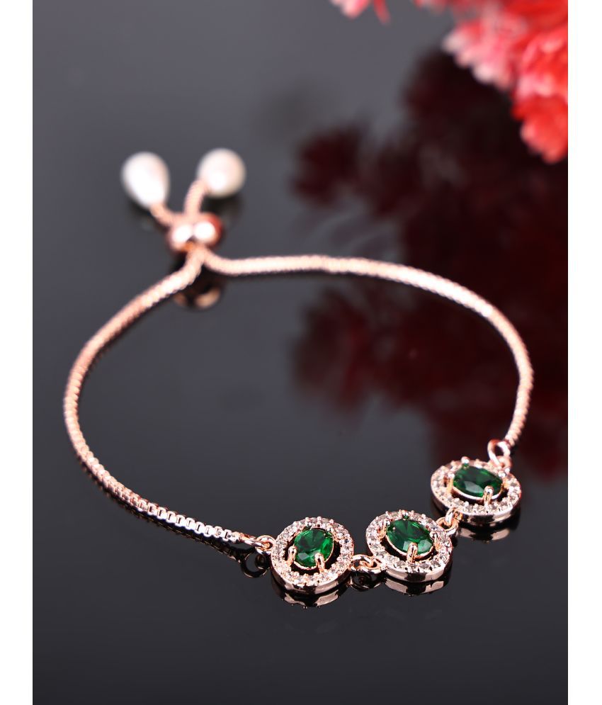     			Sunhari Jewels Green Bracelet ( Pack of 1 )