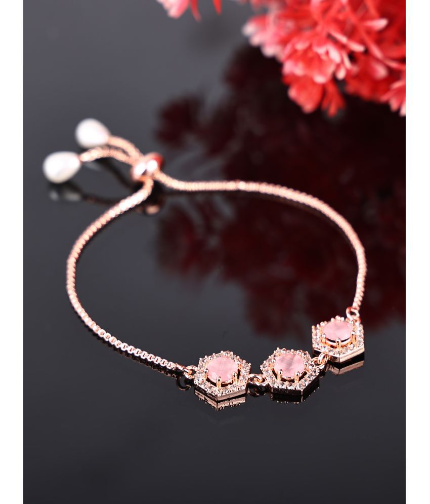     			Sunhari Jewels Pink Bracelet ( Pack of 1 )