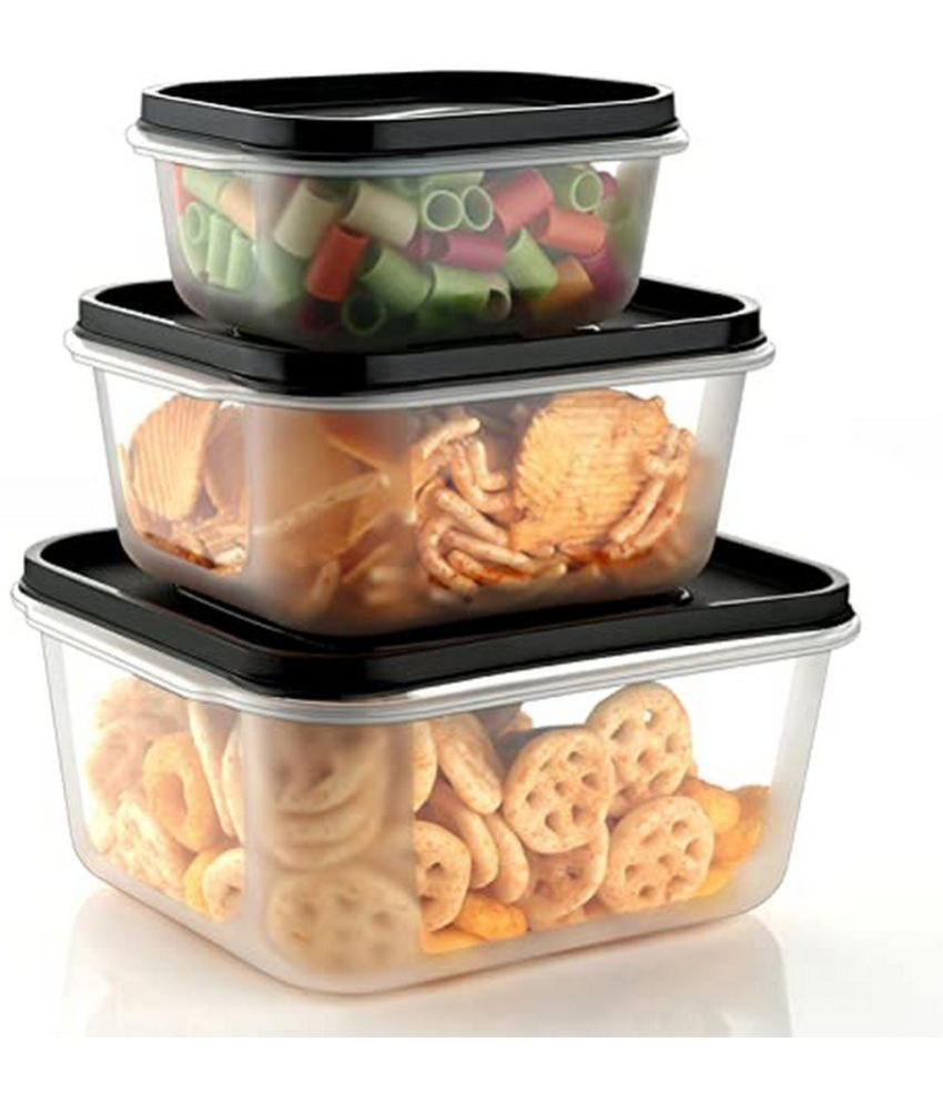     			TINUMS Plastic Assorted Food Container ( Set of 3 )