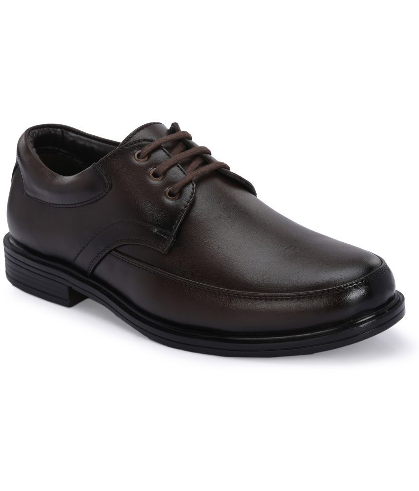     			YOU LIkE Brown Men's Derby Formal Shoes