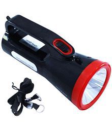 Rechargeable Flashlight Torch , Long Distance Beam Range with 2 light modes.