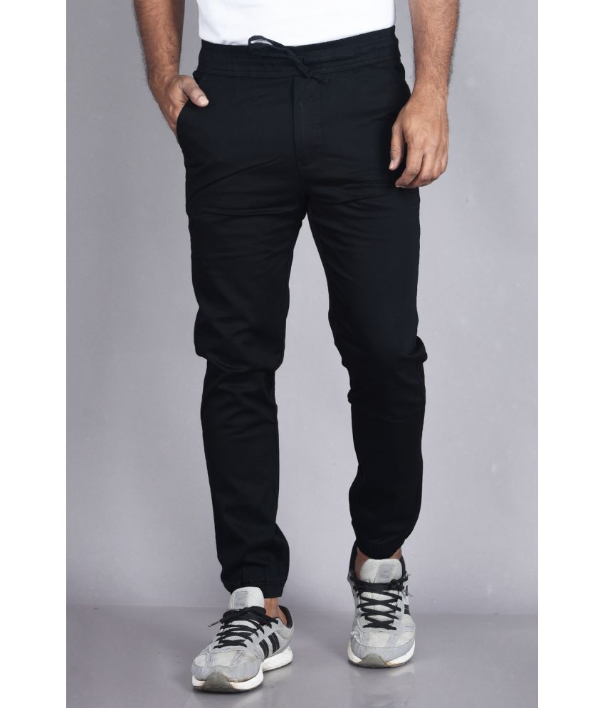     			Aflash Slim Fit Jogger Men's Jeans - Black ( Pack of 1 )