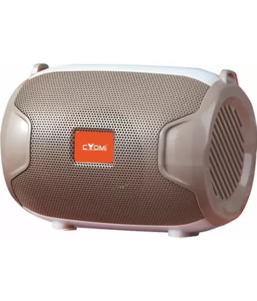     			CYOMI 621 Grey 5 W Bluetooth Speaker Bluetooth V 5.1 with SD card Slot Playback Time 8 hrs Grey