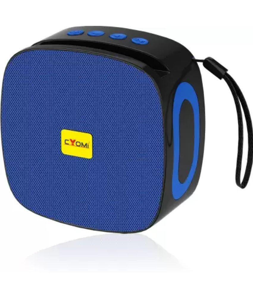     			CYOMI CY_MAX614 5 W Bluetooth Speaker Bluetooth v5.0 with SD card Slot Playback Time 10 hrs Blue