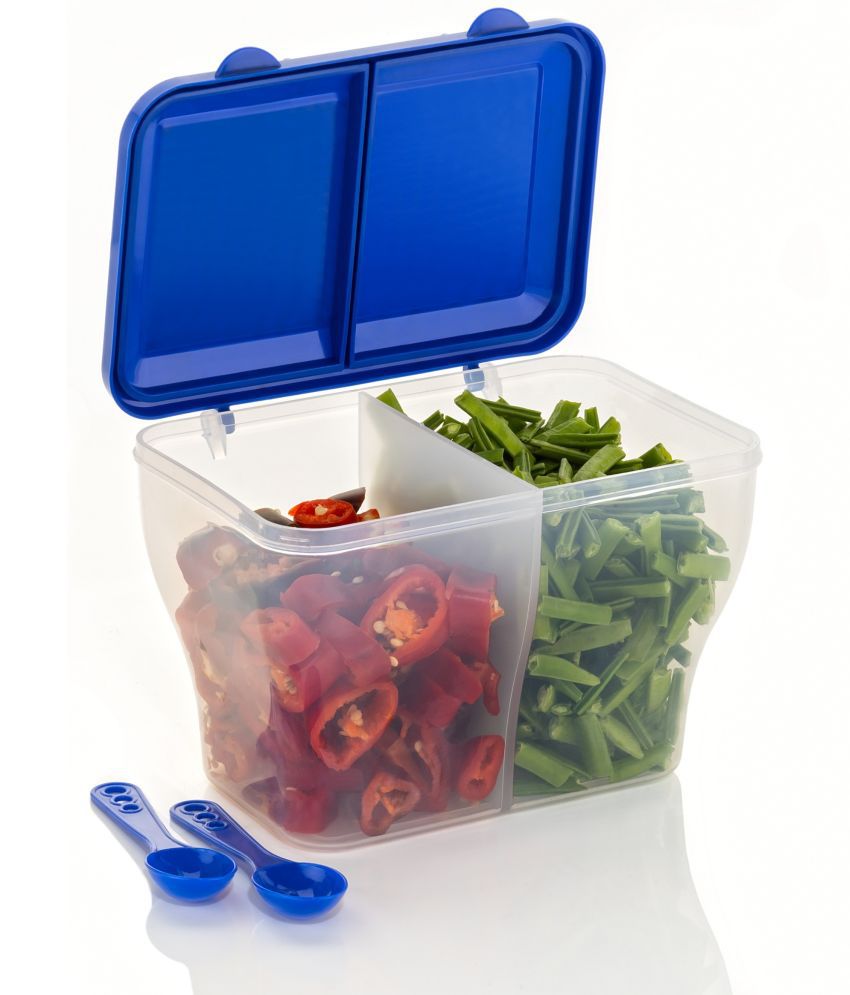     			FIT4CHEF Fridge Container PET Blue Multi-Purpose Container ( Set of 1 )
