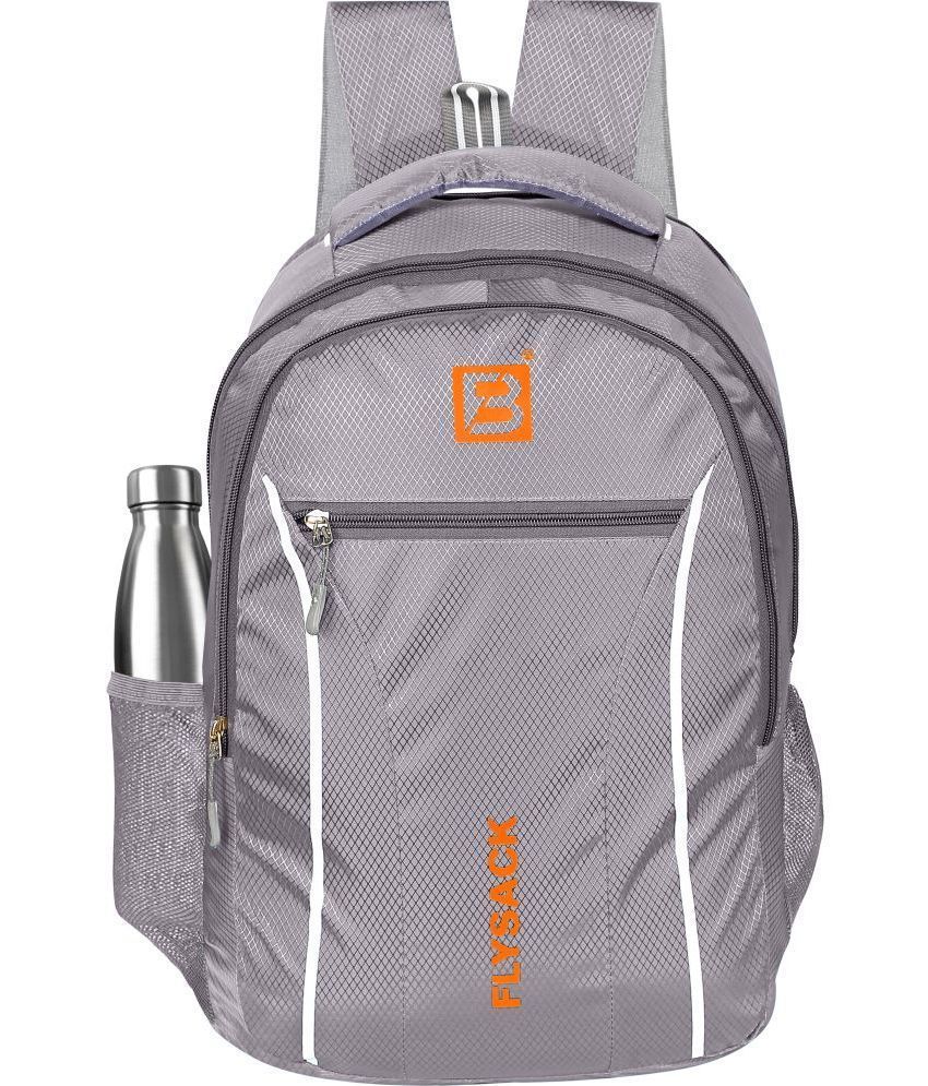     			FLYSACK Silver PU Backpack ( 40 Ltrs )