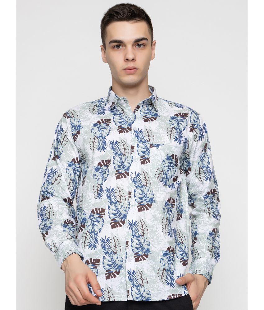     			FREKMAN 100% Cotton Regular Fit Printed Full Sleeves Men's Casual Shirt - Multi ( Pack of 1 )
