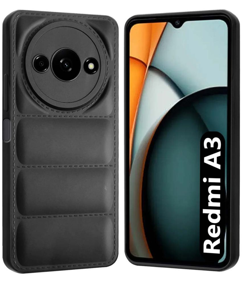     			Fashionury Plain Cases Compatible For Rubber Redmi A3 ( Pack of 1 )
