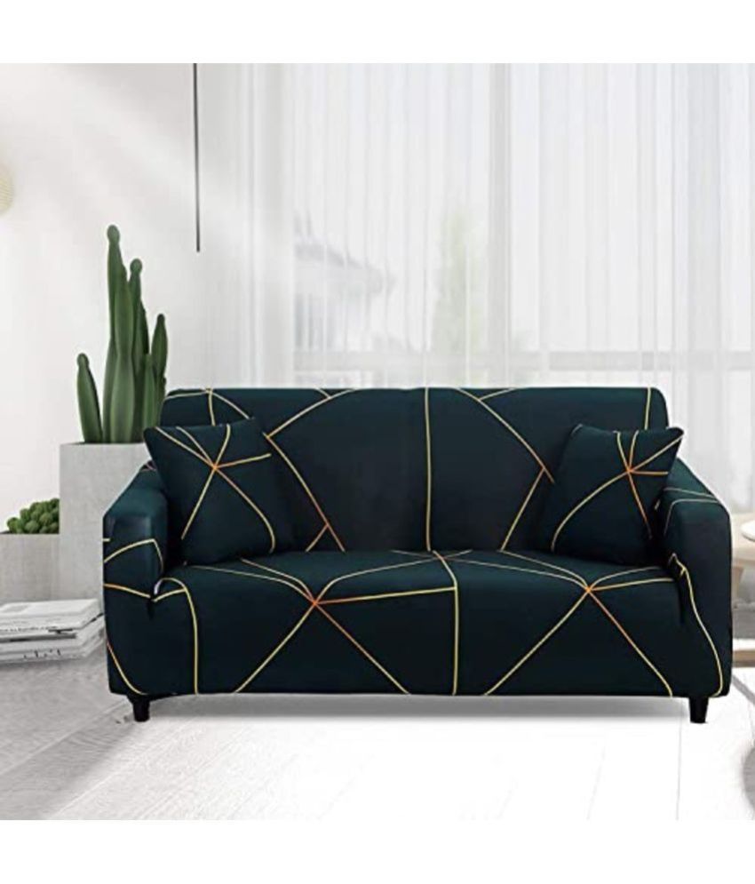     			House Of Quirk 1 Seater Polyester Sofa Cover ( Pack of 1 )