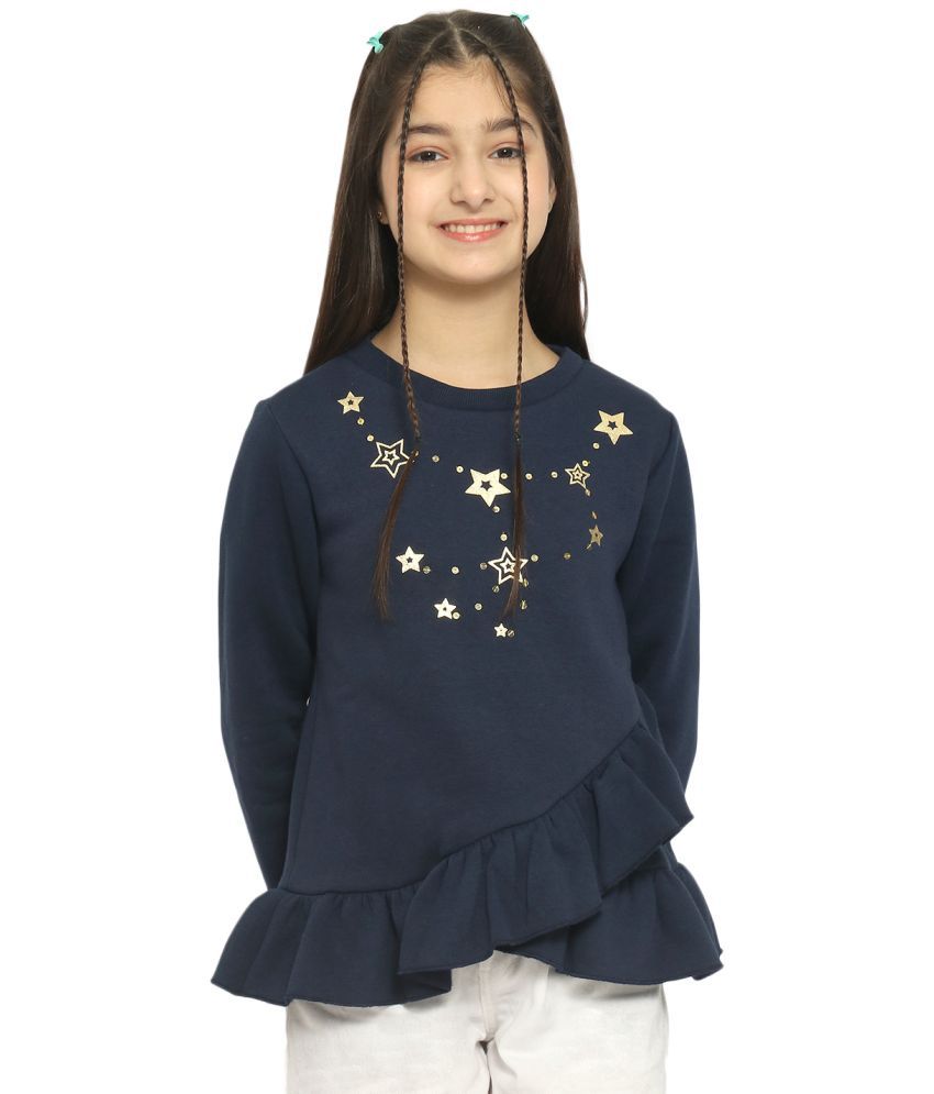     			Natilene Girls Printed Polyester Sweatshirt