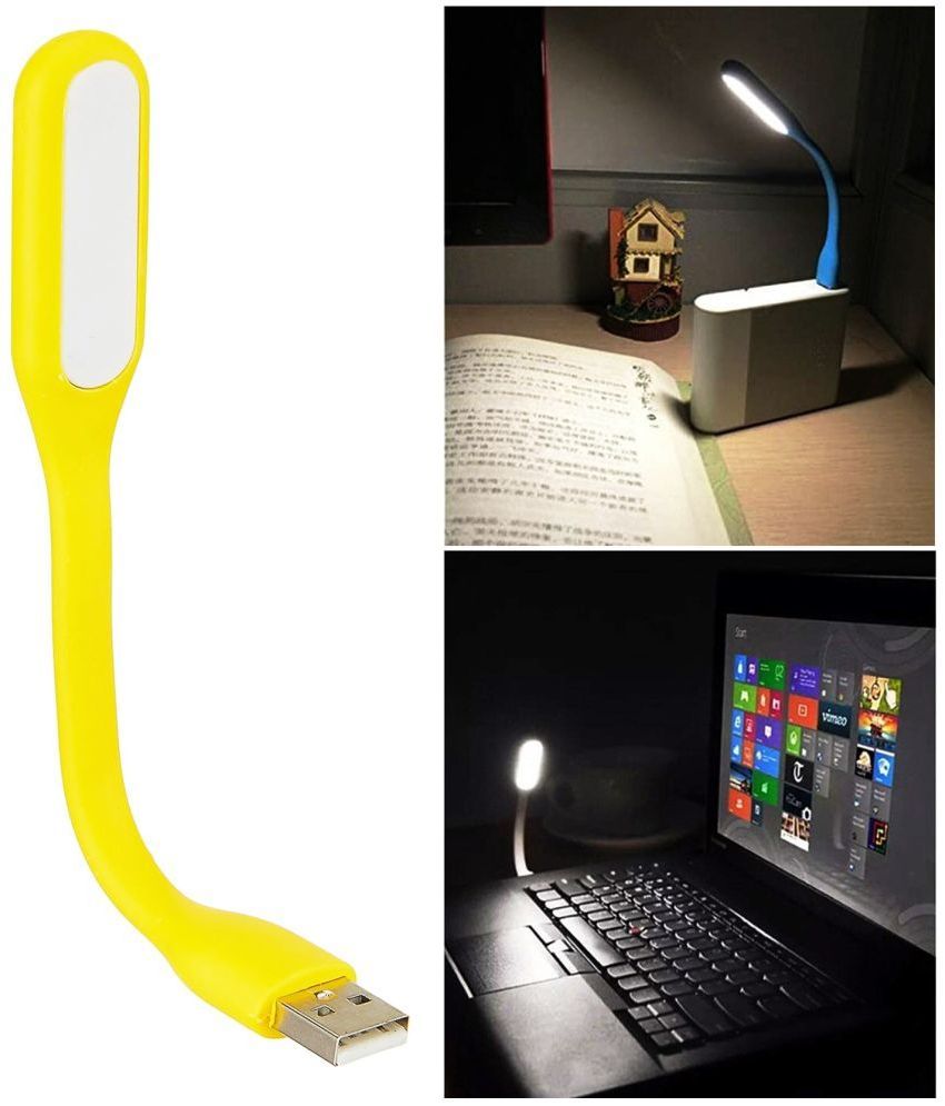     			USB Soft Light lamp Adjustable & Bendable for power bank, PC, Laptop and other devices. ( Pack of 4).