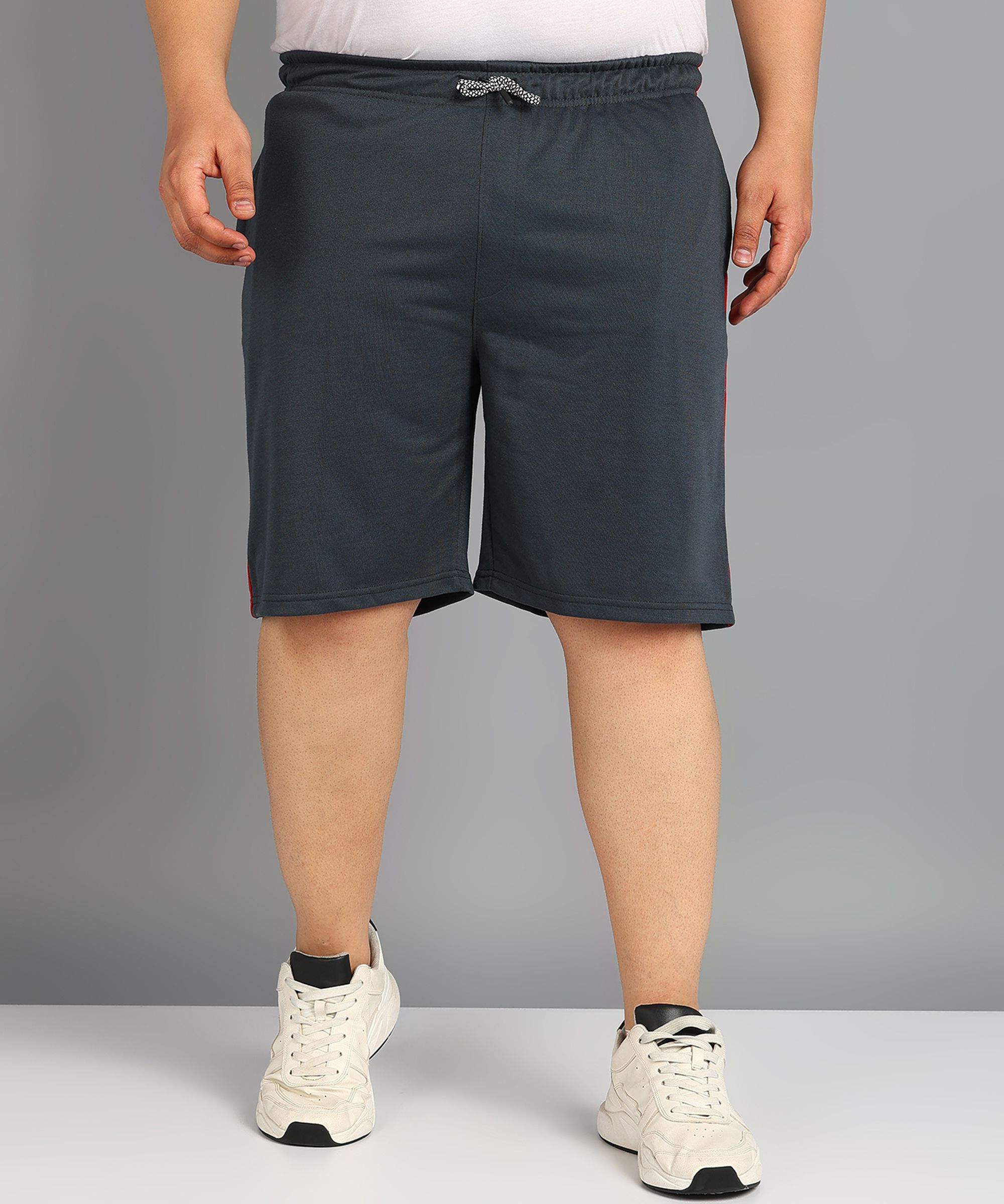     			XFOX Grey Blended Men's Shorts ( Pack of 1 )