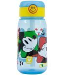 Gluman Disney Mickey Sippy Water Bottle for Kids with Flip-Top Closure - 510ml