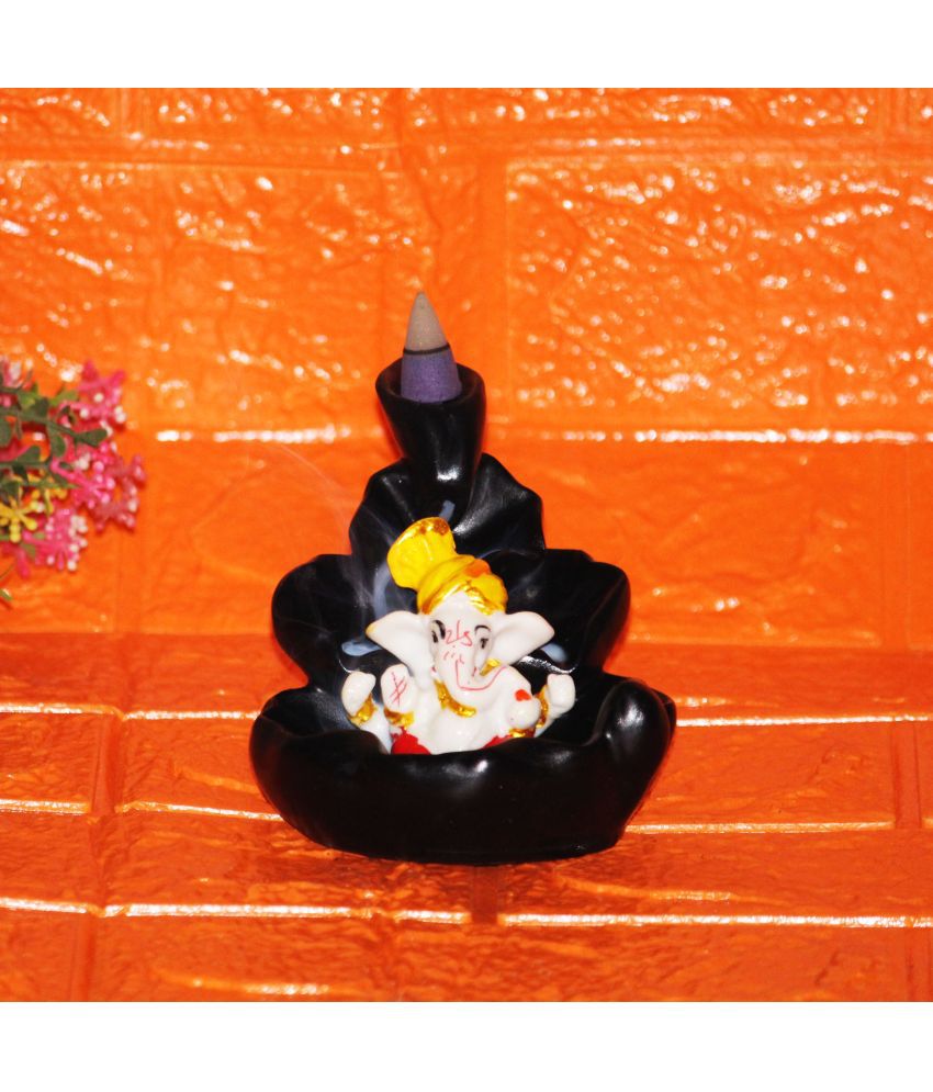     			BECKON VENTURE Backflow Ganesha Showpiece 9.5 cm - Pack of 1