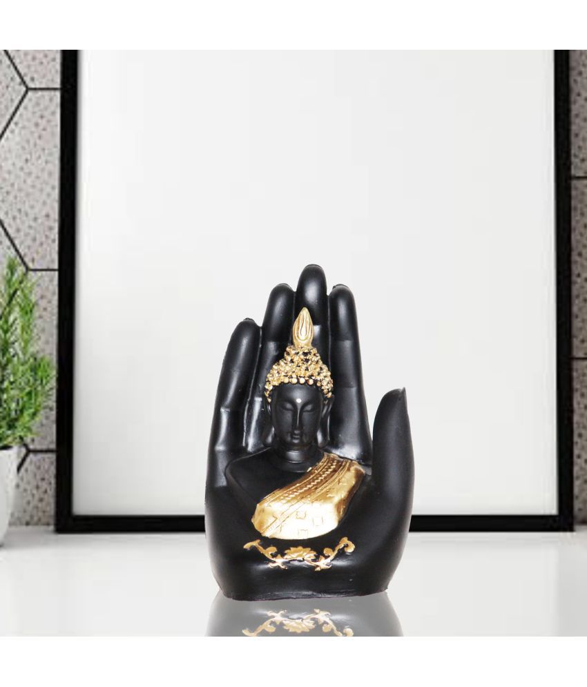     			BECKON VENTURE Palm Buddha Showpiece 19 cm - Pack of 1