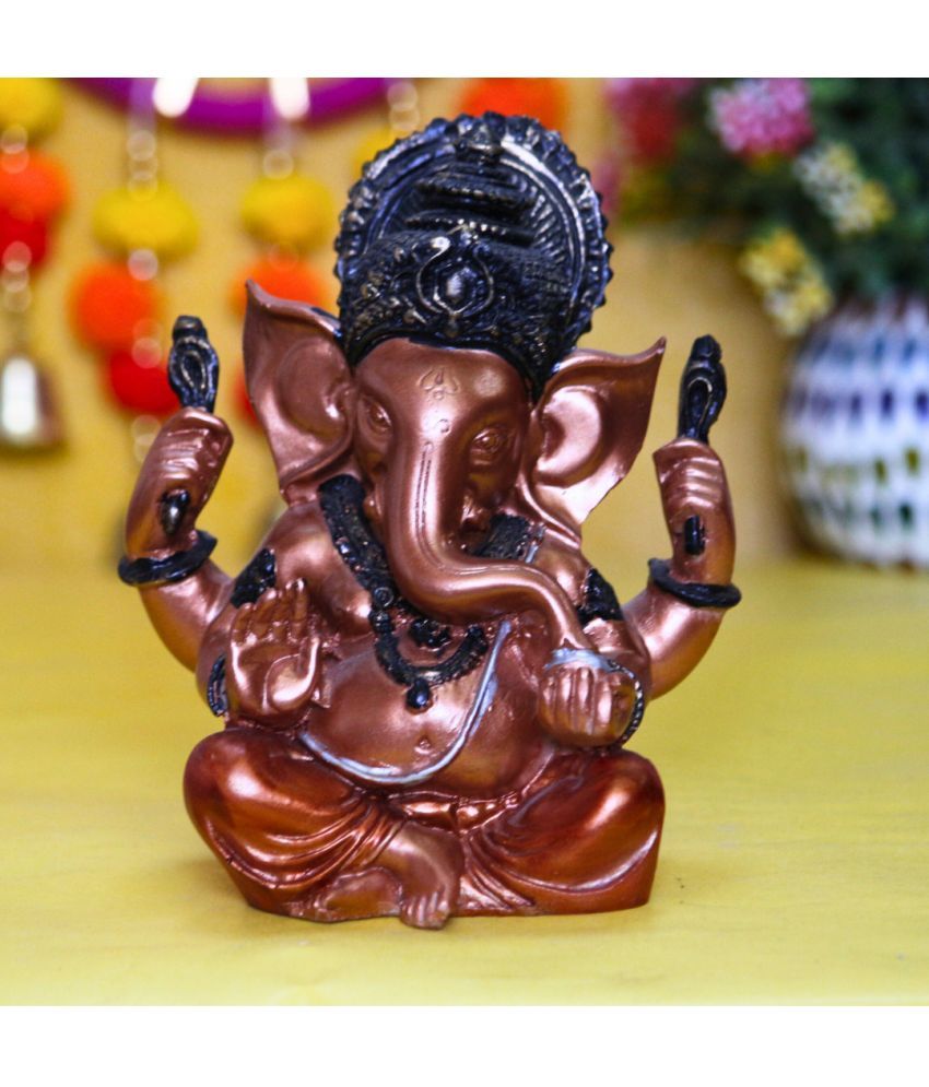     			BECKON VENTURE Palm Ganesha Showpiece 14 cm - Pack of 1