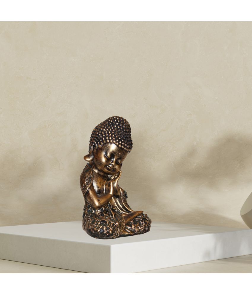     			BECKON VENTURE Resting Buddha Showpiece 19.5 cm - Pack of 1