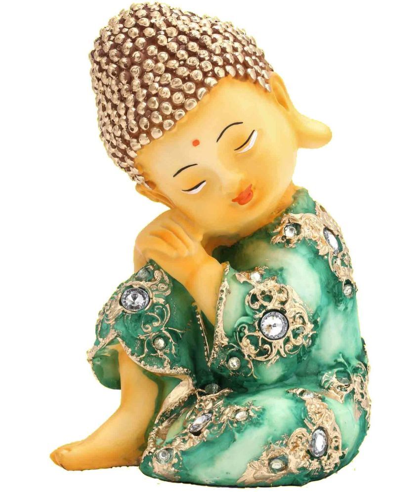     			BECKON VENTURE Samadhi Buddha Showpiece 17.78 cm - Pack of 1