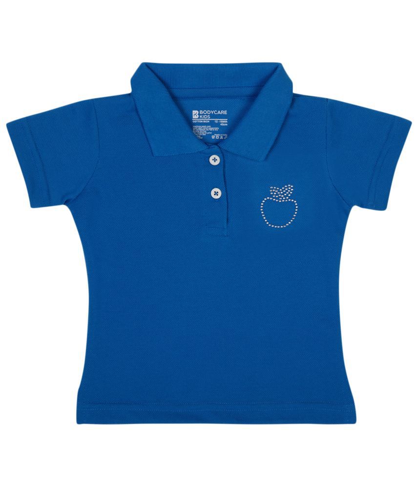     			Bodycare Blue Baby Girl Polo T-Shirt ( Pack of 1 )