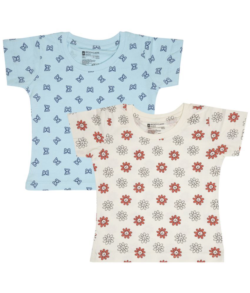     			Bodycare Pack of 2 Baby Girls Cotton Blend Top ( Multi )