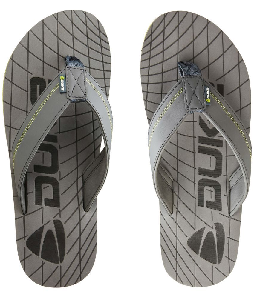     			Duke Dark Grey Men's Thong Flip Flop