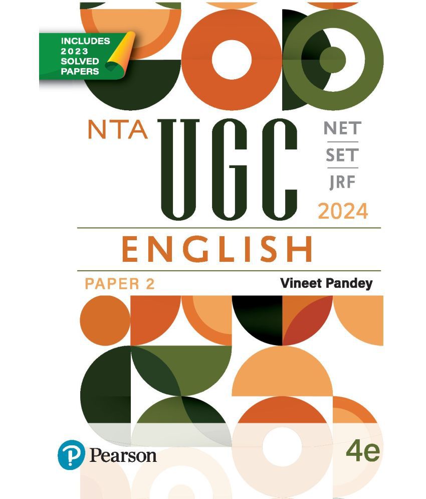     			NTA UGC/NET/SET/JRF English Paper 2, Includes 2023 Solved Papers, 4th Edition - 2024