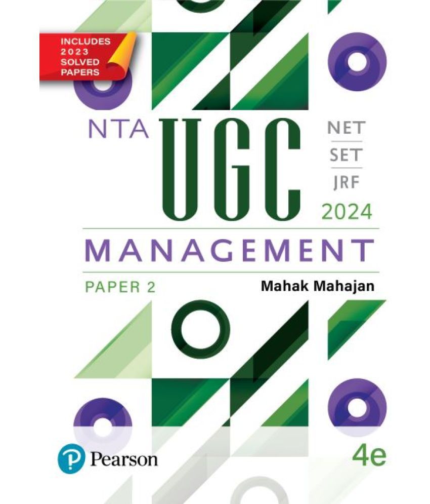     			NTA UGC/NET/SET/JRF Management Paper II - 2024, Includes 2023 Solved Papers - 4th Edition