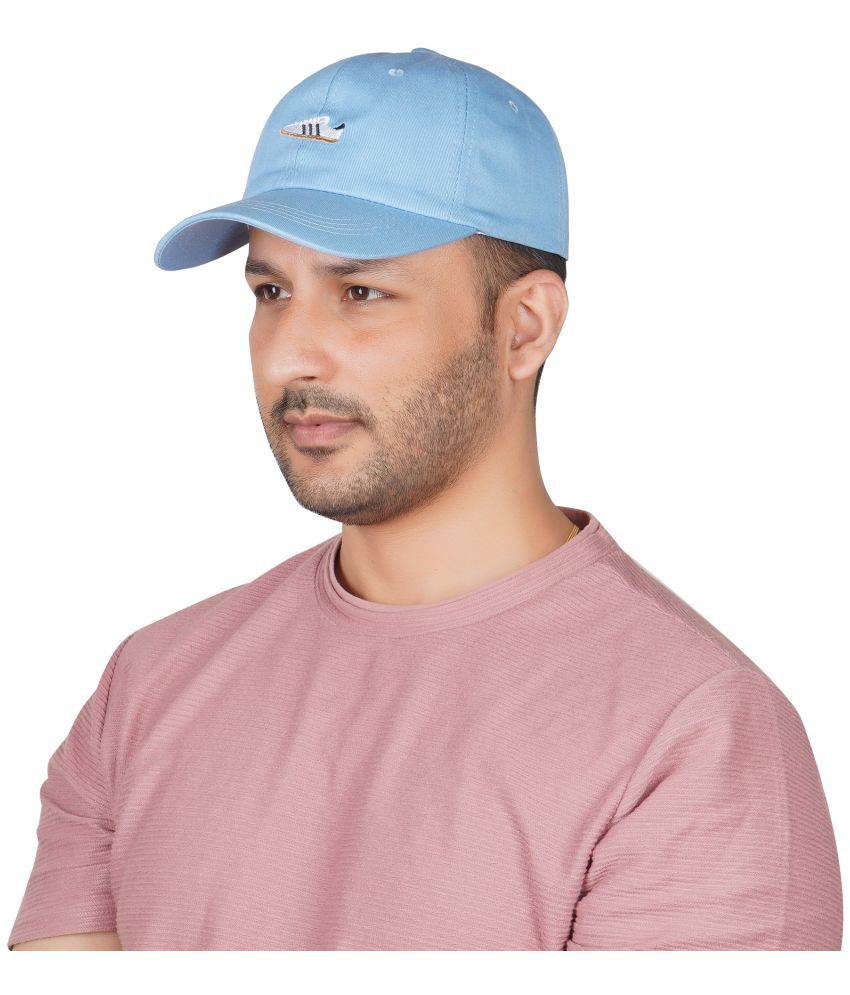     			valdez Blue Cotton Men's Cap ( Pack of 1 )