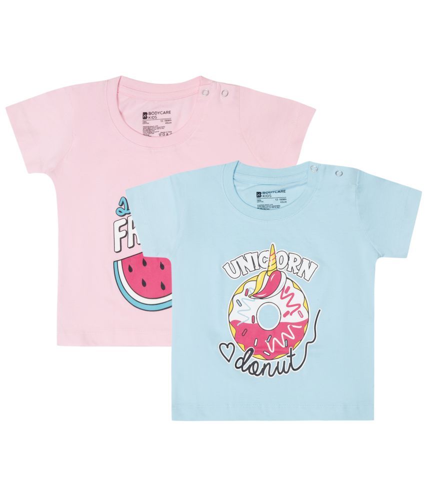     			Bodycare Multi Baby Girl T-Shirt ( Pack of 2 )