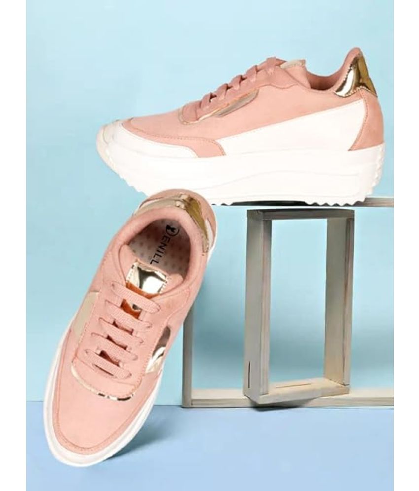     			Denill Peach Women's Sneakers