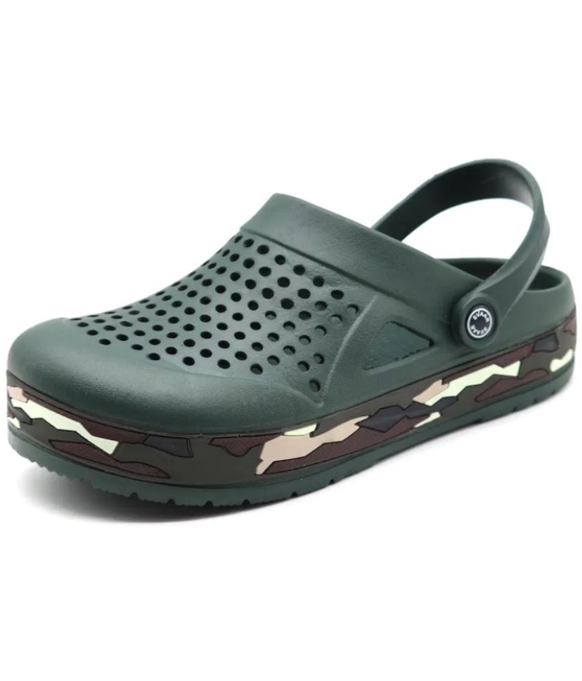     			Svaar - Olive Men's Clogs